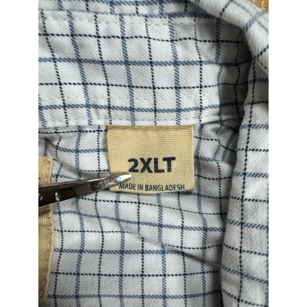 RedHead Shirt‎ Mens 2XL Plaid Button Up Short Sleeve Cotton Shirt Lot Of 2 B2 - Picture 6 of 12